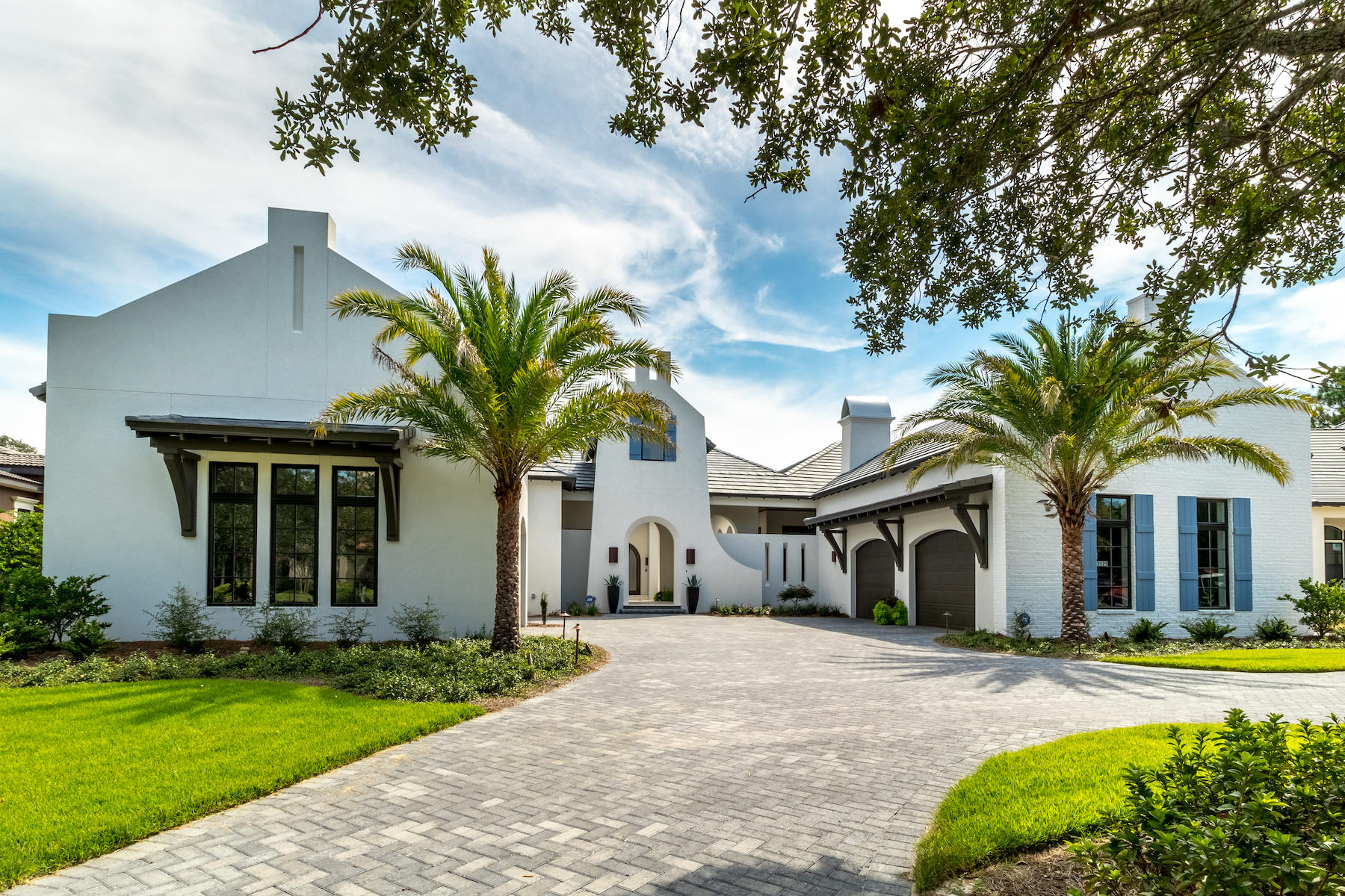 3522 Burnt Pine Lane Miramar Beach, FL 32550 - Photo 47 of 54 a front view of a house with garden