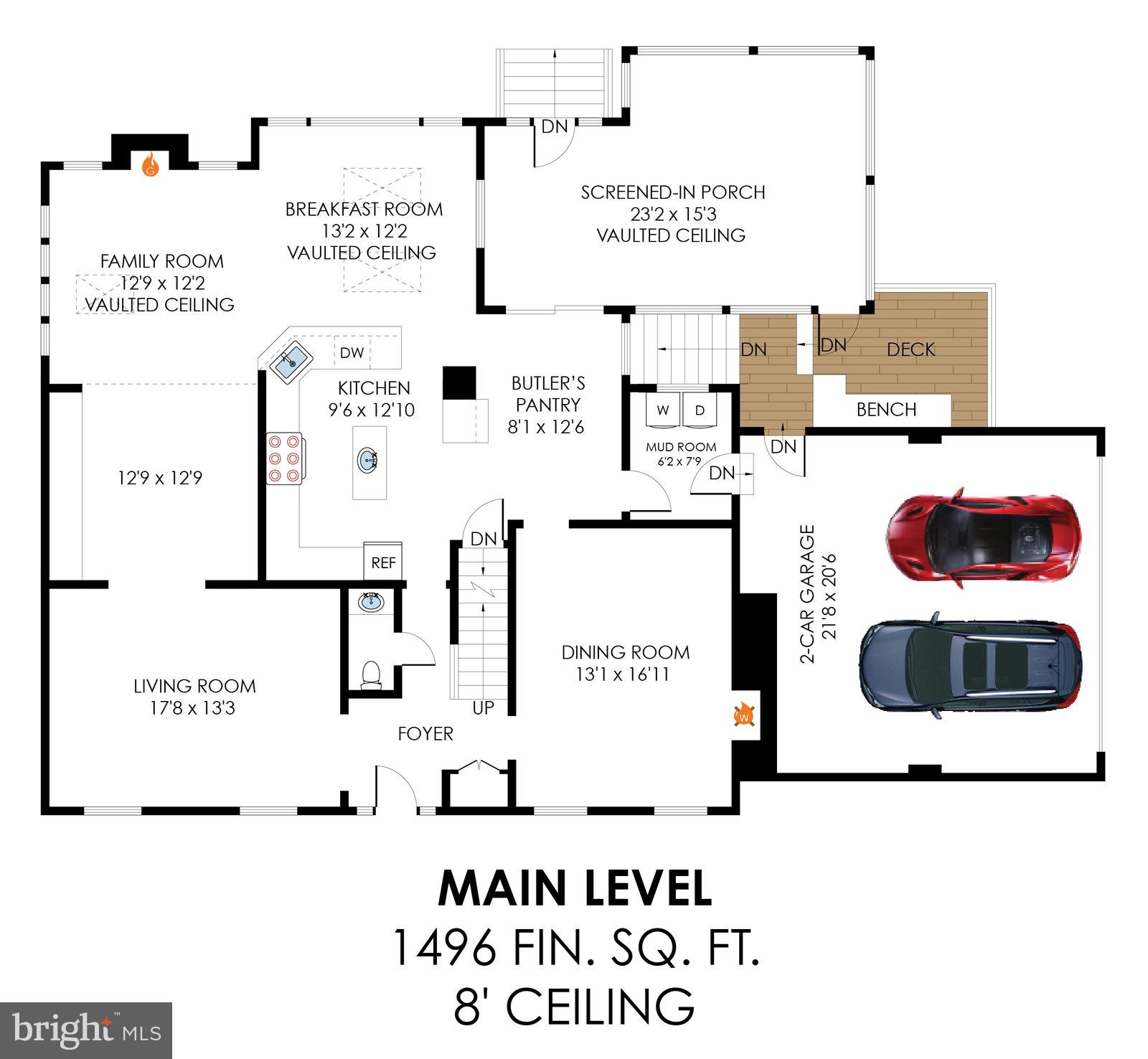 11809 State Rte 4707 Reston, VA 20191 - Photo 68 of 70 Main Level Floor Plan.