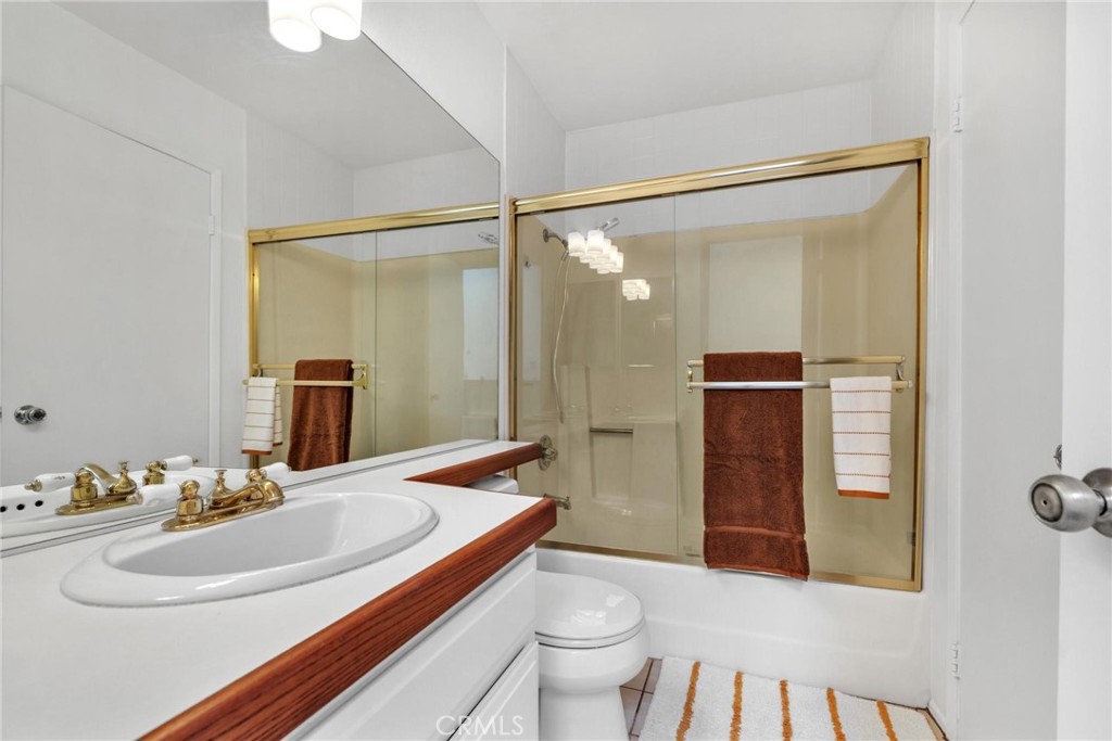 4140 Workman Mill Road, Unit 253 Whittier, CA 90601 - Photo 28 of 63 a bathroom with a sink toilet and shower