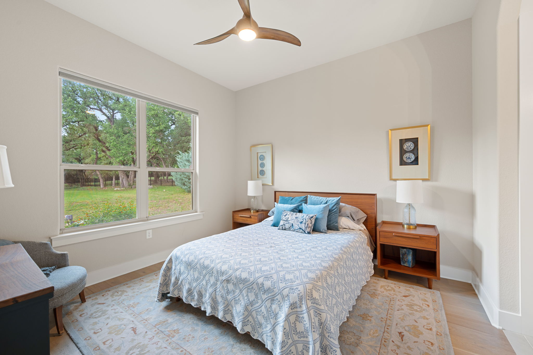 212 Marbella Way Georgetown, TX 78633 - Photo 26 of 40 a bedroom with a bed and a window