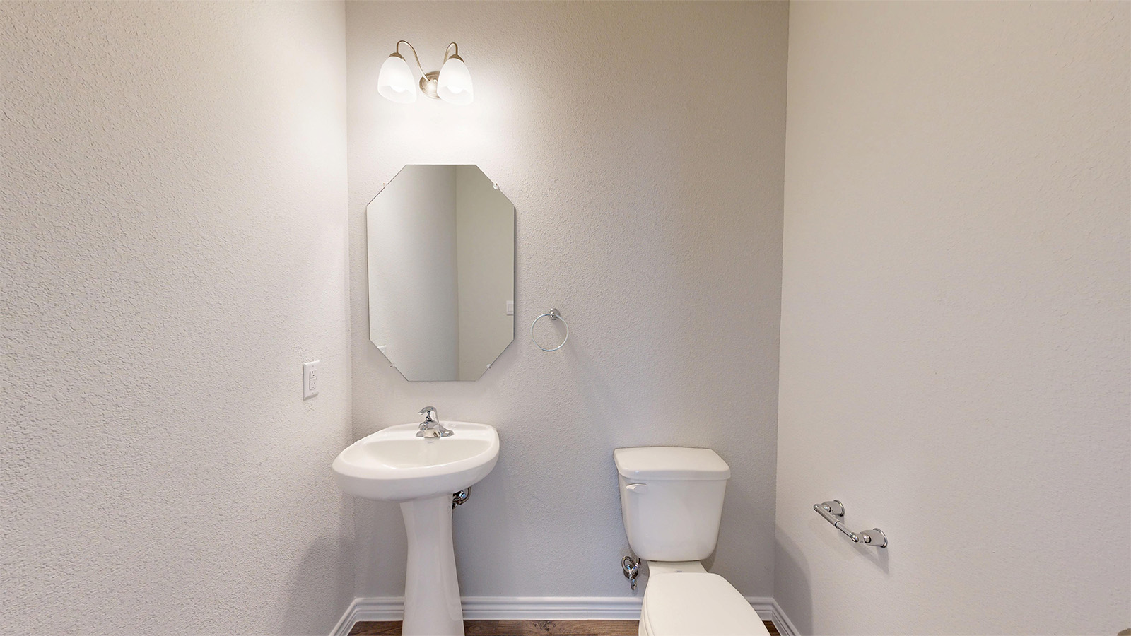 109 Megan Trail Thorndale, TX 76577 - Photo 22 of 26 Half bathroom with a textured wall