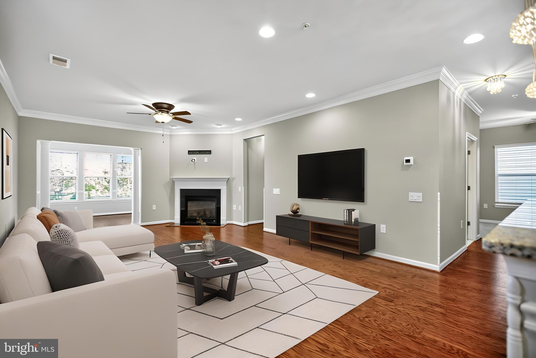 32 Montauk Avenue Fredericksburg, VA 22406 - Photo 2 of 30 a living room with furniture and a flat screen tv