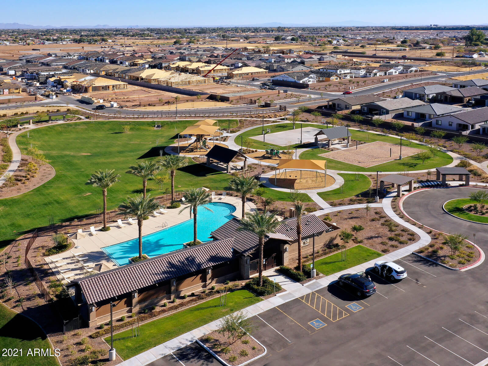 22552 East Rosa Road Queen Creek, AZ 85142 - Photo 5 of 10 PHX_SpurCross_Amenity_Aerial4