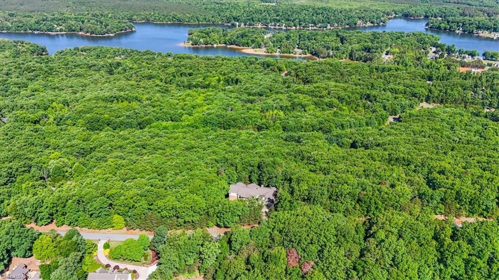 2207 Sierra Trace Road Denton, NC 27239 - Photo 8 of 49 Scenic aerial view showcasing the home’s proximity to High Rock Lake and surrounding nature