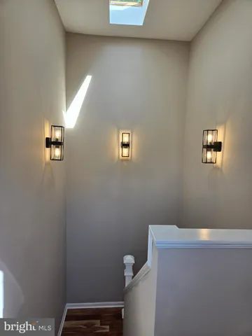a bathroom with a window