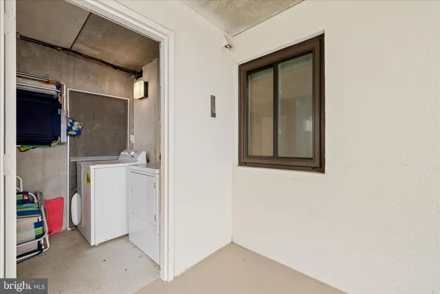 a view of balcony with furniture