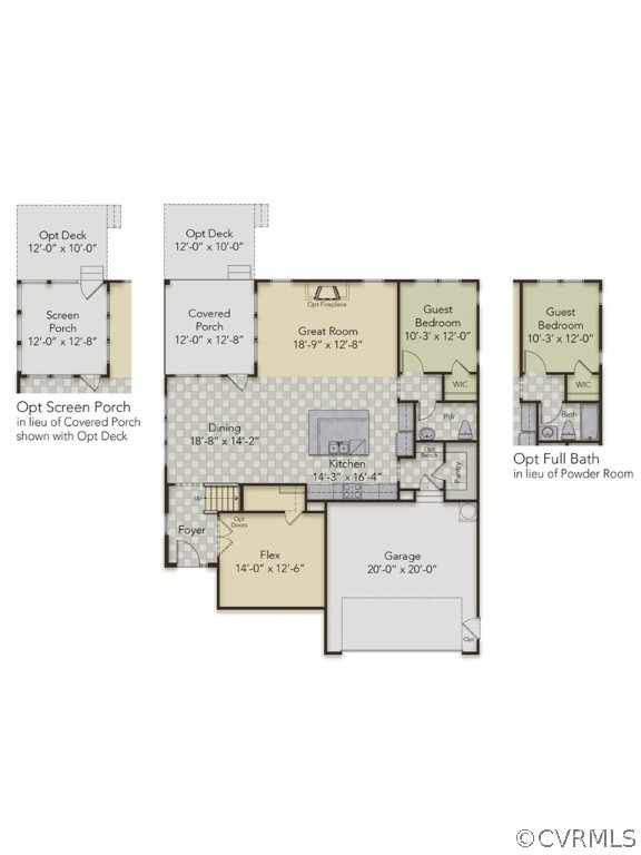 15542 Wolfboro Road Chesterfield, VA 23832 - Photo 2 of 3 FIRST FLOOR - This home includes french door on th