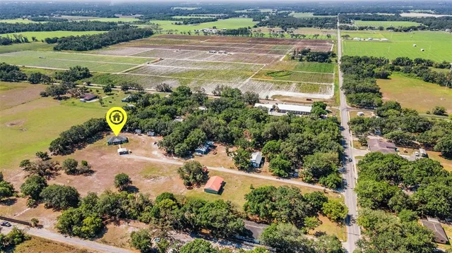 a view of a water with an outdoor space