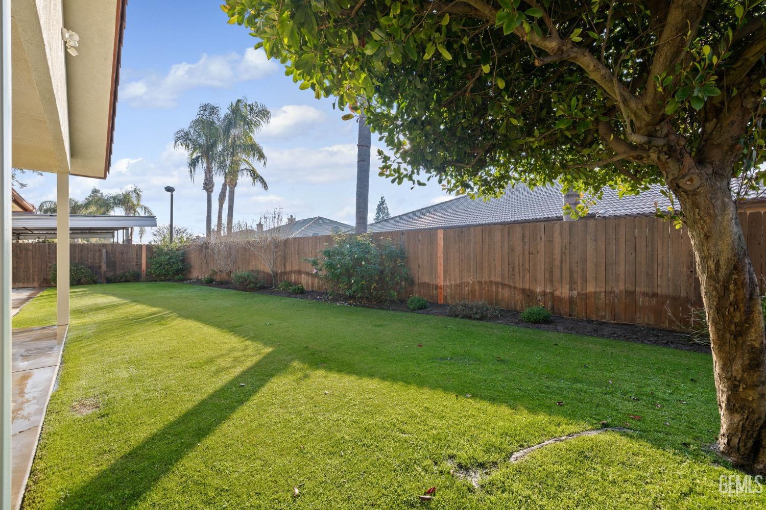 Undisclosed Address Bakersfield, CA 93313 - Photo 43 of 50 a view of a backyard with a tree