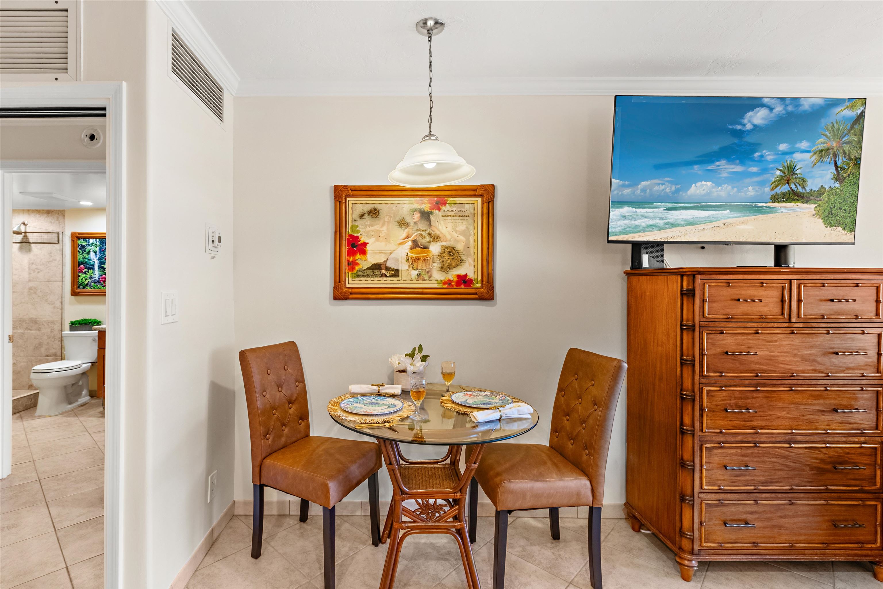 475 Front Street, Unit 430 Lahaina, HI 96761 - Photo 14 of 19 a dining room with furniture and window