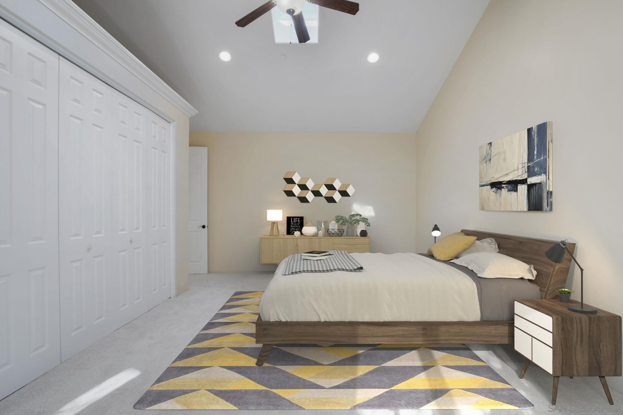 5352 Camino Jasmine Bonsall, CA 92003 - Photo 30 of 68 a bedroom with a bed and painting on the wall