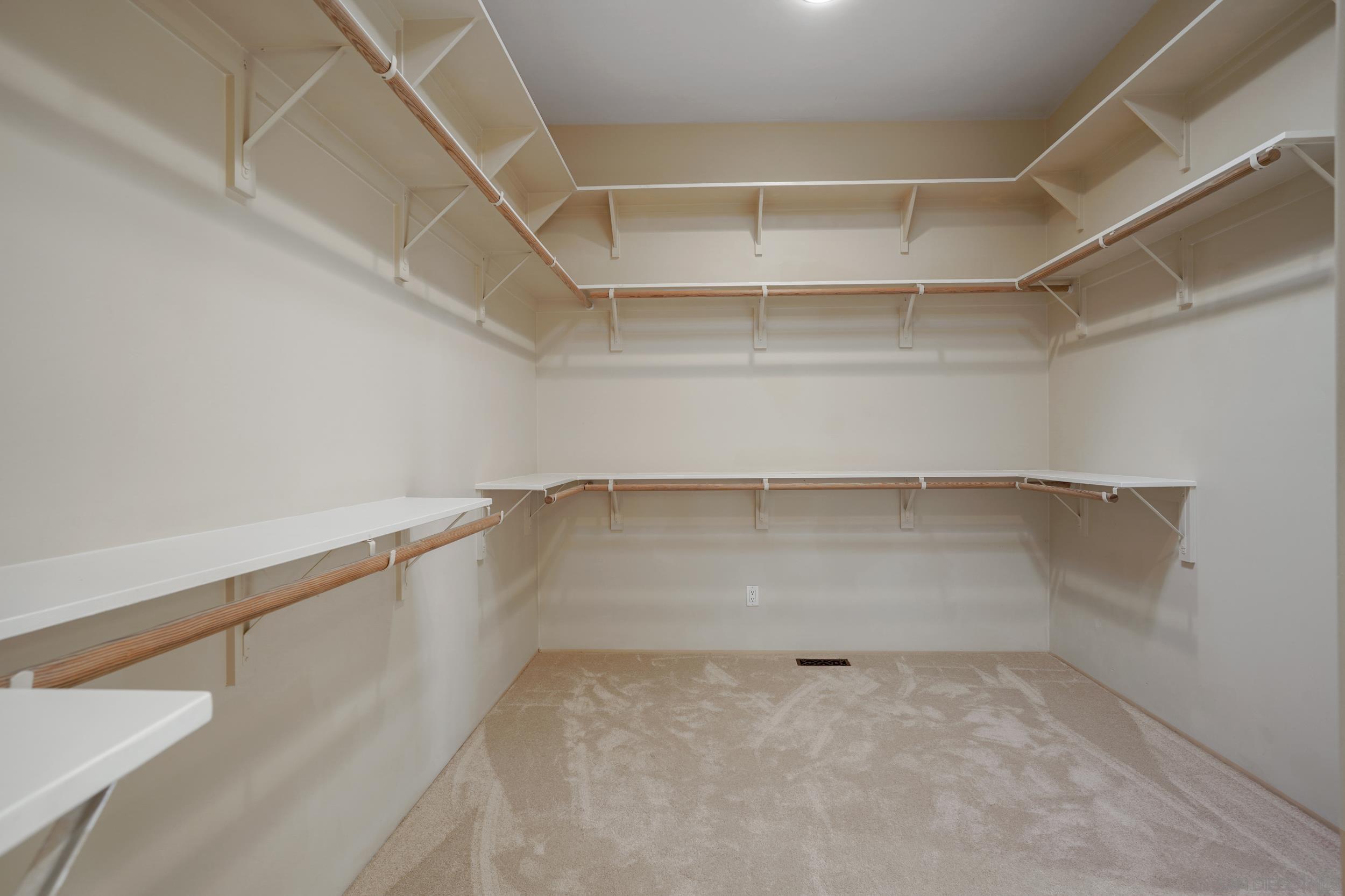 5352 Camino Jasmine Bonsall, CA 92003 - Photo 67 of 68 a view of an empty walk in closet