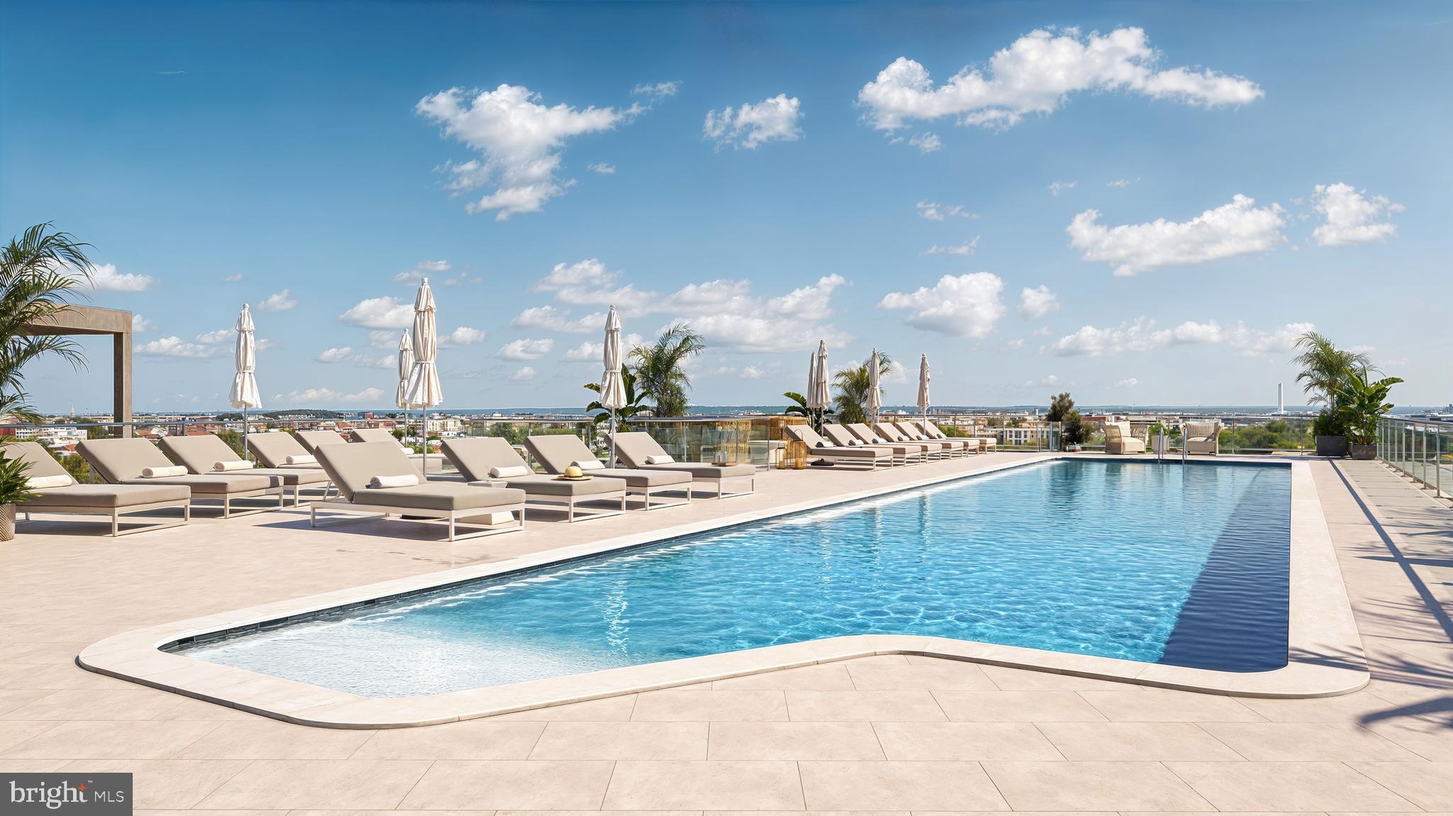 2650 Woodley Road Northwest, Unit 932/VARIES Washington, DC 20008 - Photo 34 of 36 a view of a swimming pool