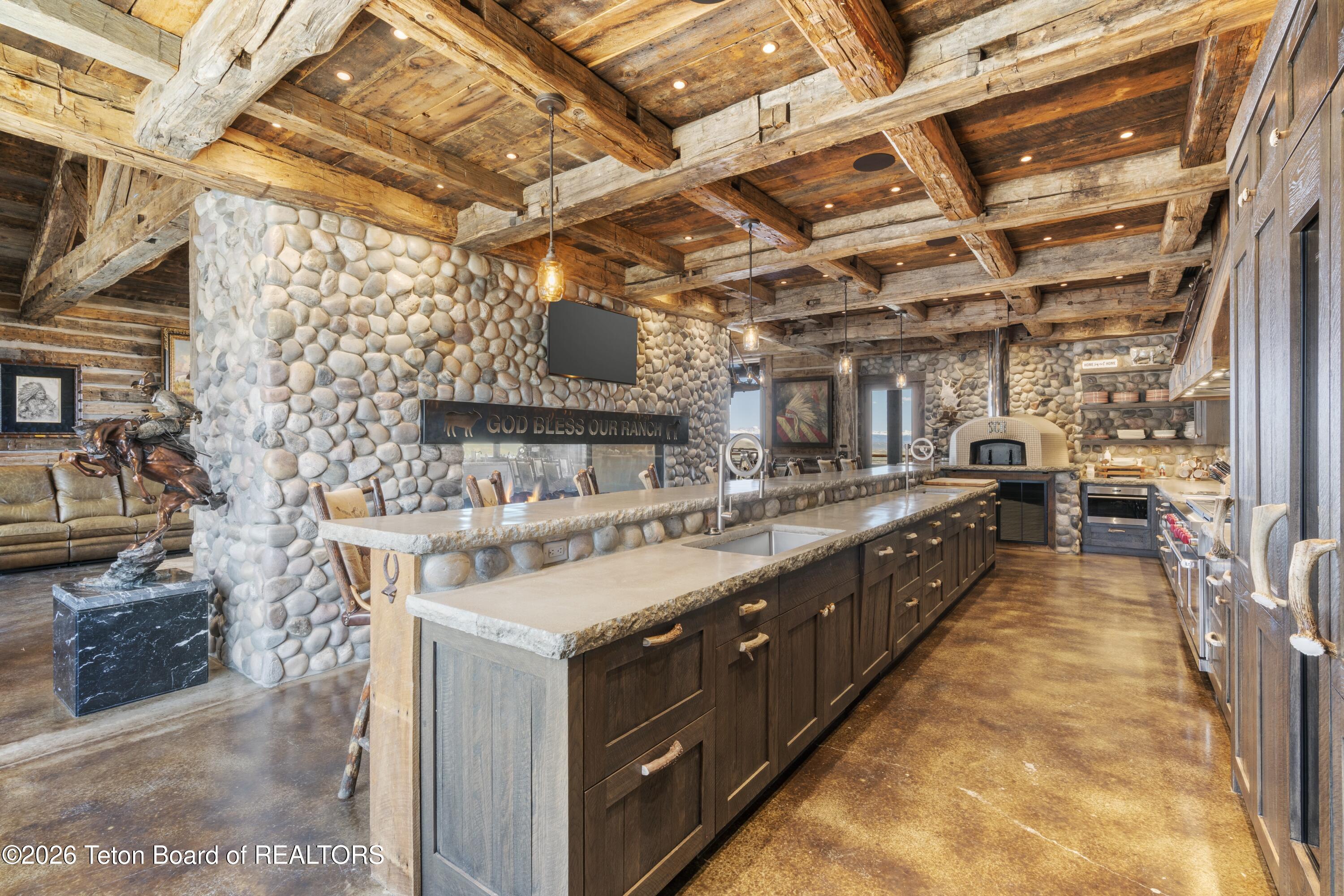 627 Ryegrass Road Daniel, WY 83115 - Photo 18 of 70 Custom Kitchen