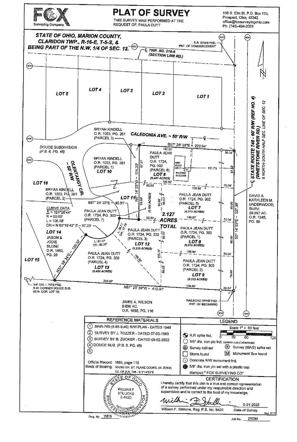 2127 Whetstone River Road North Caledonia, OH 43314 - Photo 3 of 20 Survey Photo