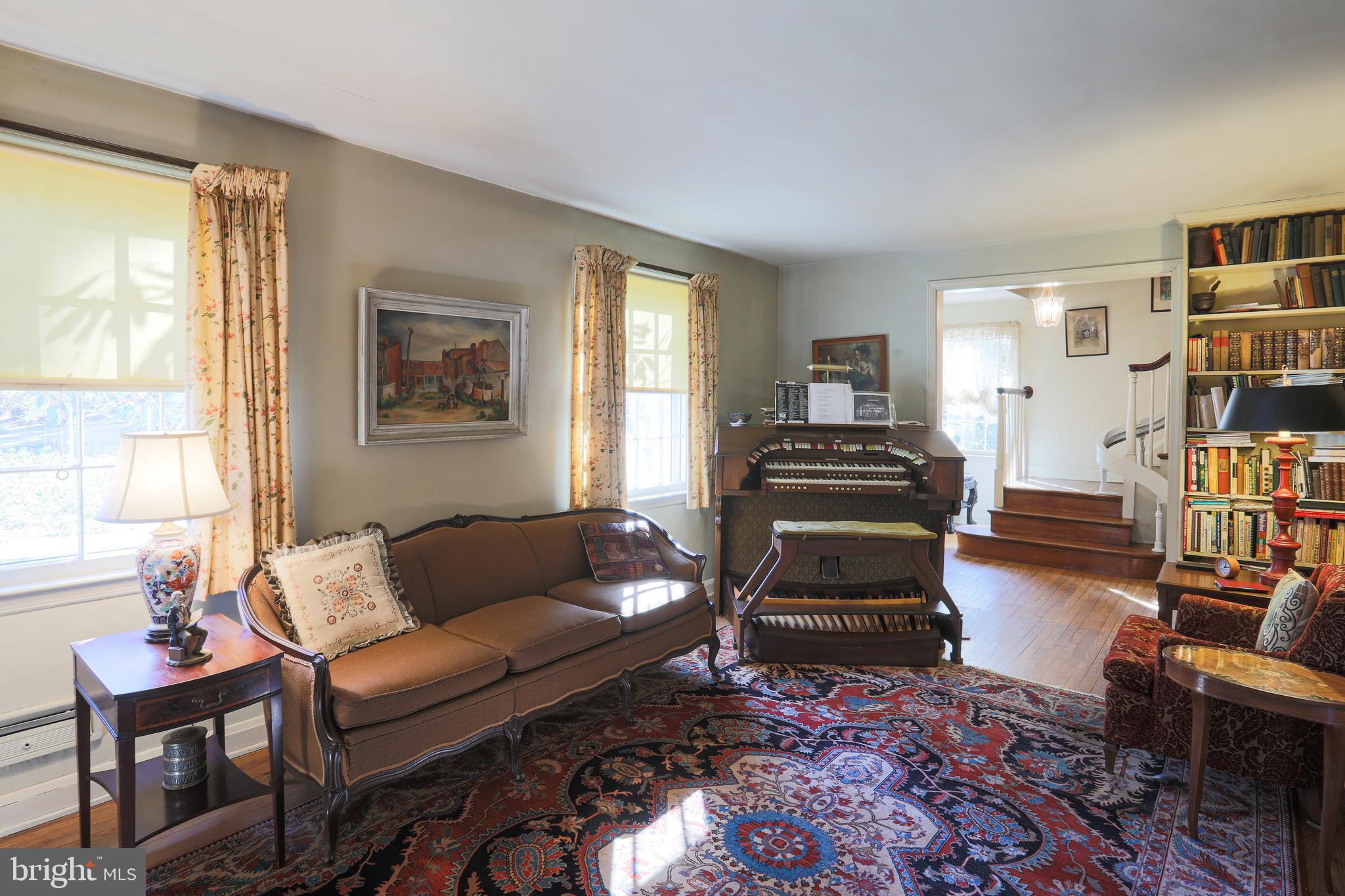 Living room loaded with charm