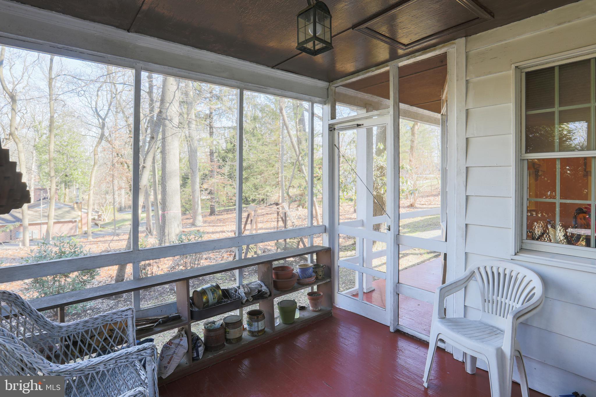 2606 Old Court Road Baltimore, MD 21208 - Photo 22 of 59 Screened porch off kitchen