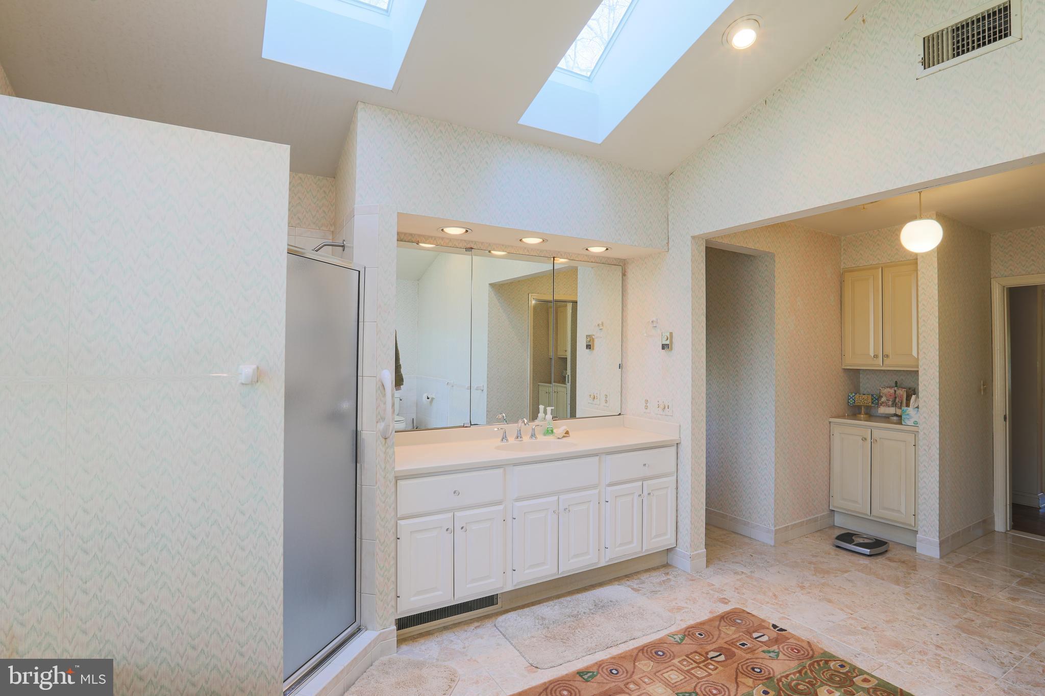 2606 Old Court Road Baltimore, MD 21208 - Photo 46 of 59 Master with shower stall and jetted tub