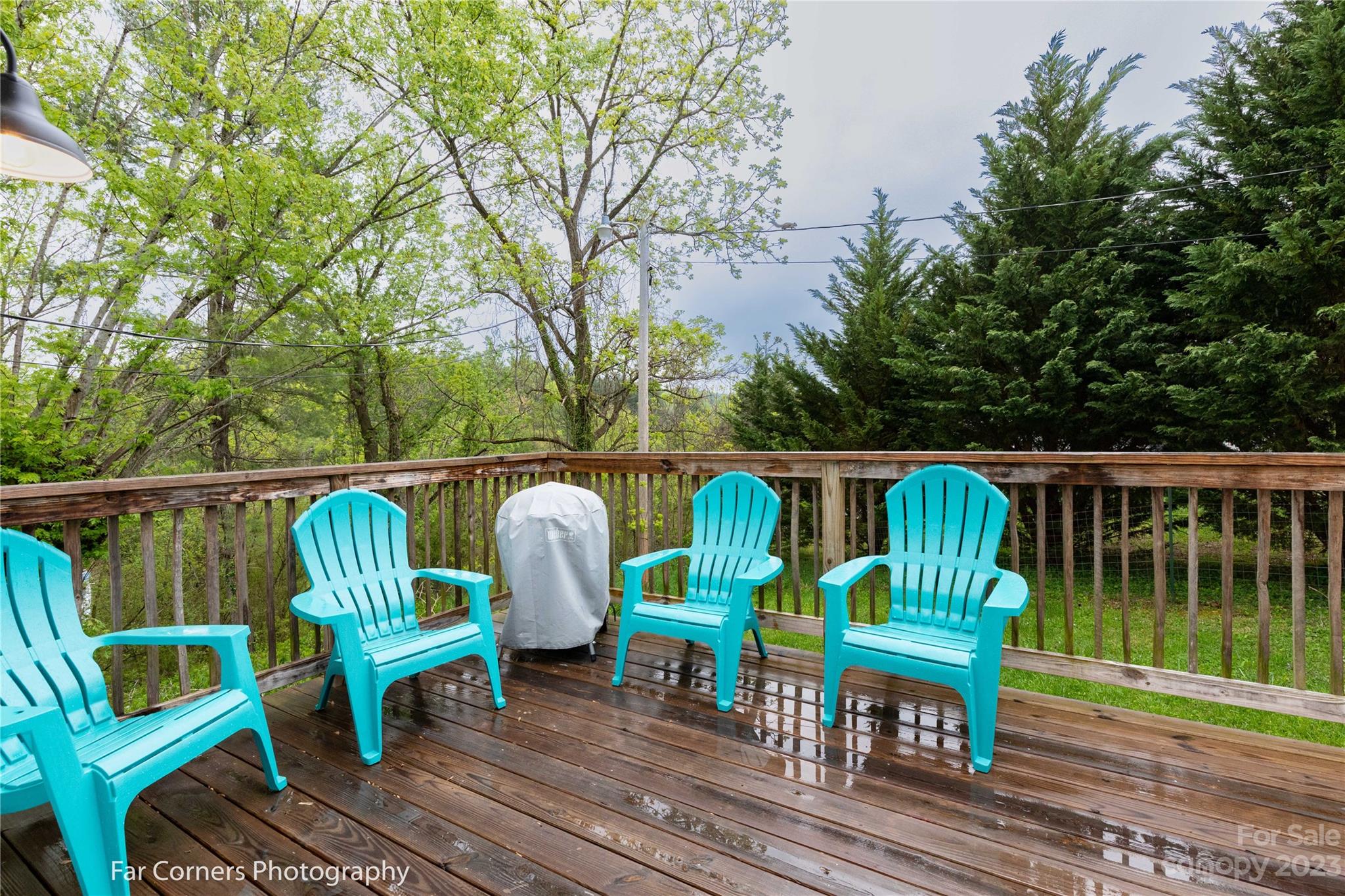 29 South School Road Marshall, NC 28753 - Photo 23 of 24 a view of deck with chairs and wooden floor