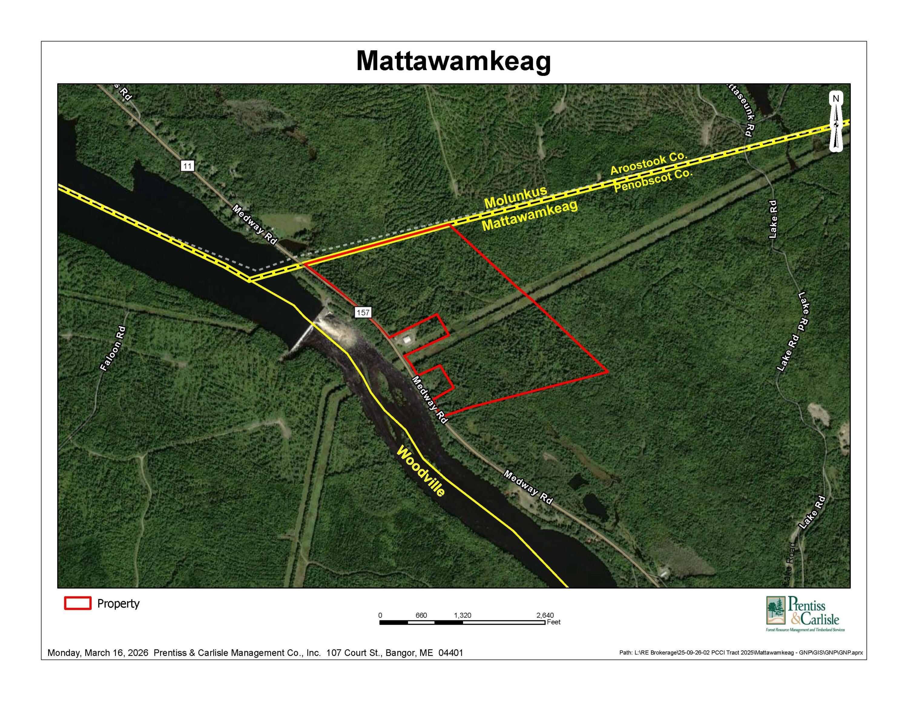 157 Rte Mattawamkeag Me 04459 Route Mattawamkeag, ME 04459 - Photo 9 of 9 Mattawamkeag Location Map Imagery