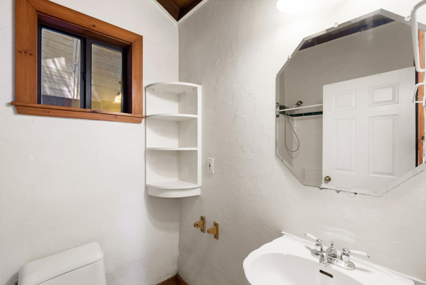324 Felton Empire Road Felton, CA 95018 - Photo 34 of 43 a bathroom with a toilet and a sink