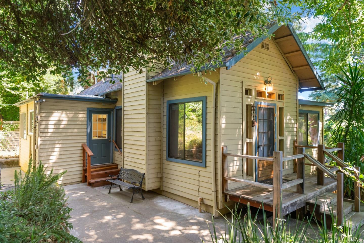 324 Felton Empire Road Felton, CA 95018 - Photo 4 of 43 a view of house with a outdoor seating