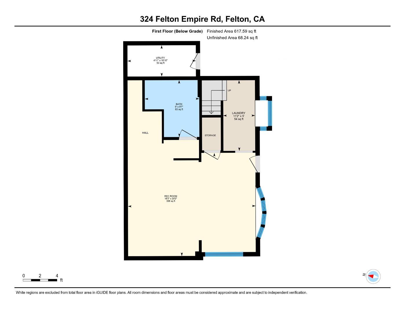 324 Felton Empire Road Felton, CA 95018 - Photo 41 of 43 a picture of a floor plan
