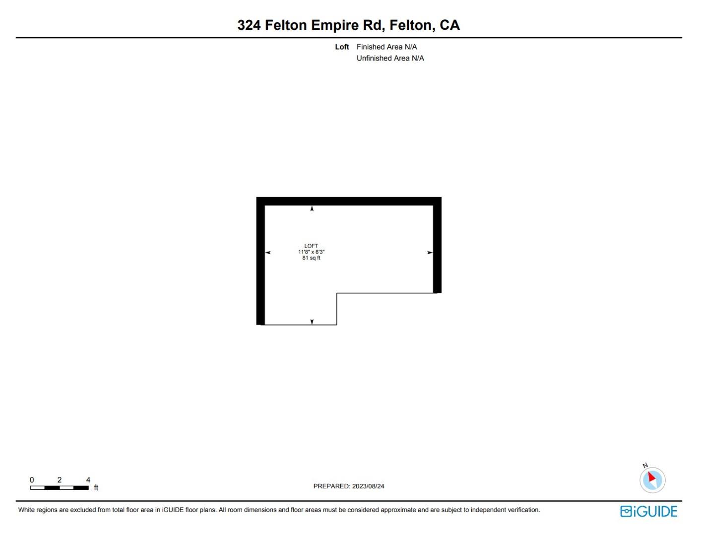 324 Felton Empire Road Felton, CA 95018 - Photo 43 of 43 a picture of a room with a floor to a white wall