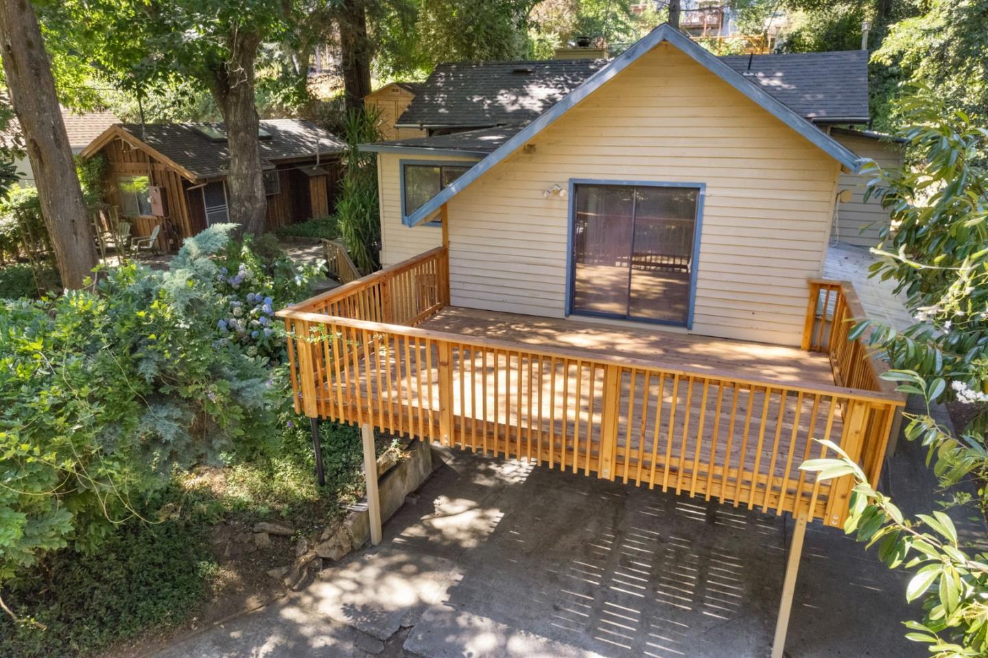 324 Felton Empire Road Felton, CA 95018 - Photo 7 of 43 a view of a house with a yard