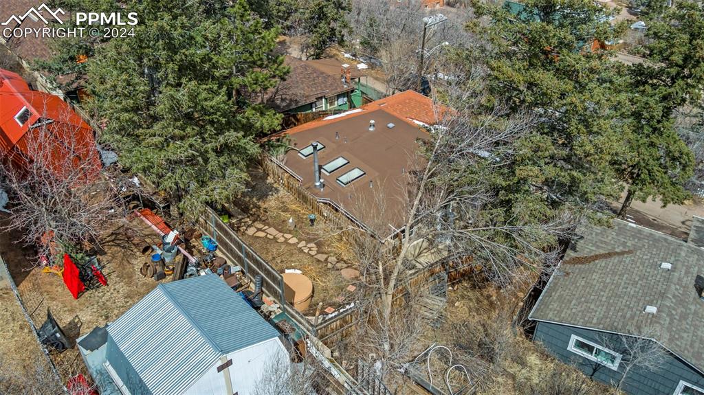 925 High Road Manitou Springs, CO 80829 - Photo 19 of 20 an aerial view of a house