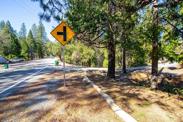 a view of street sign