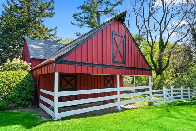 a view of backyard with deck and deck