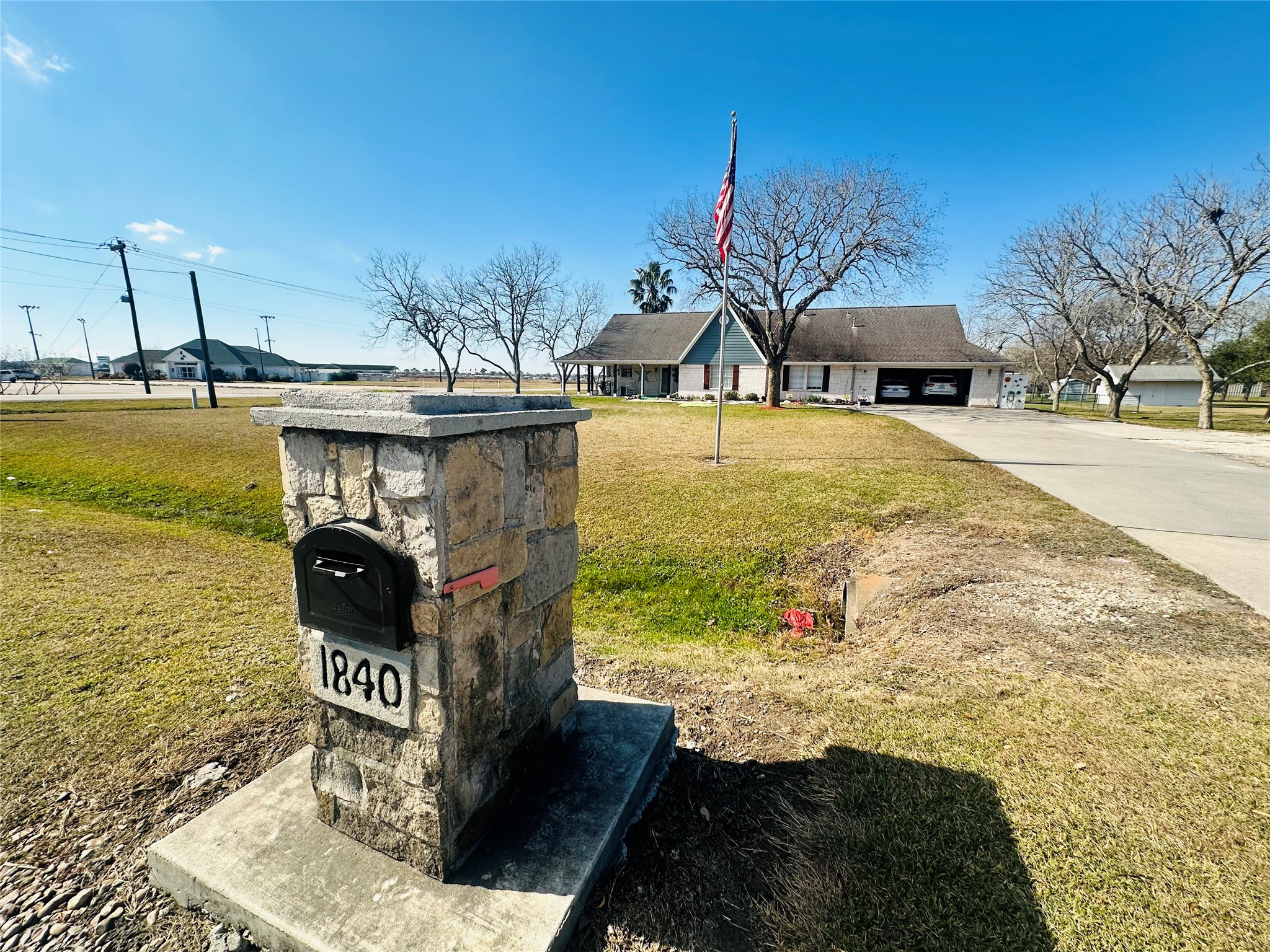 1840 Caroline Street Dickinson, TX 77539 - Photo 2 of 45 Spacious 1.2 Acre corner homesite offers a spacious front and backyard.