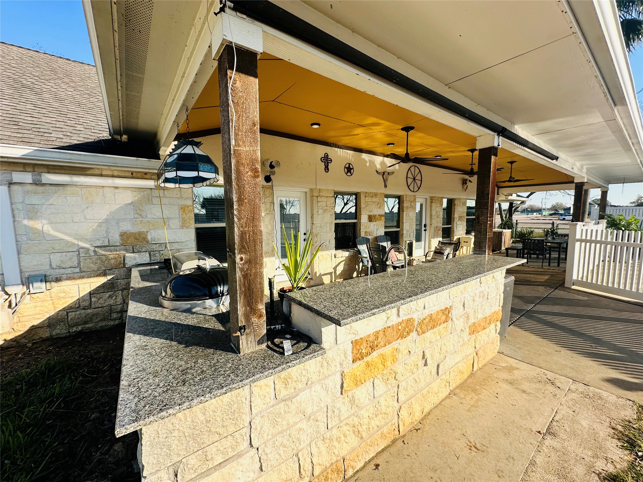 1840 Caroline Street Dickinson, TX 77539 - Photo 26 of 45 Outdoor Kitchen Area