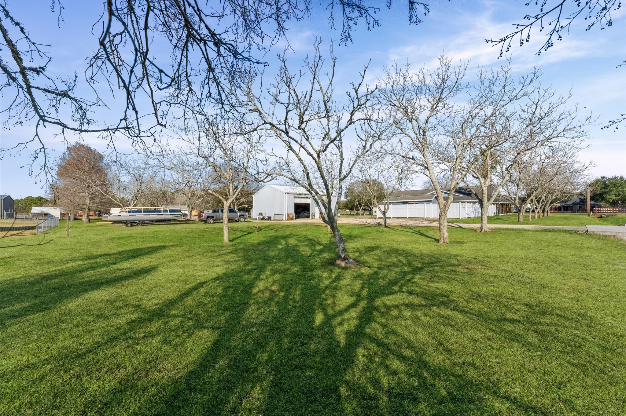 1840 Caroline Street Dickinson, TX 77539 - Photo 36 of 45 Property is lined with Multiple Producing Pecan Trees!