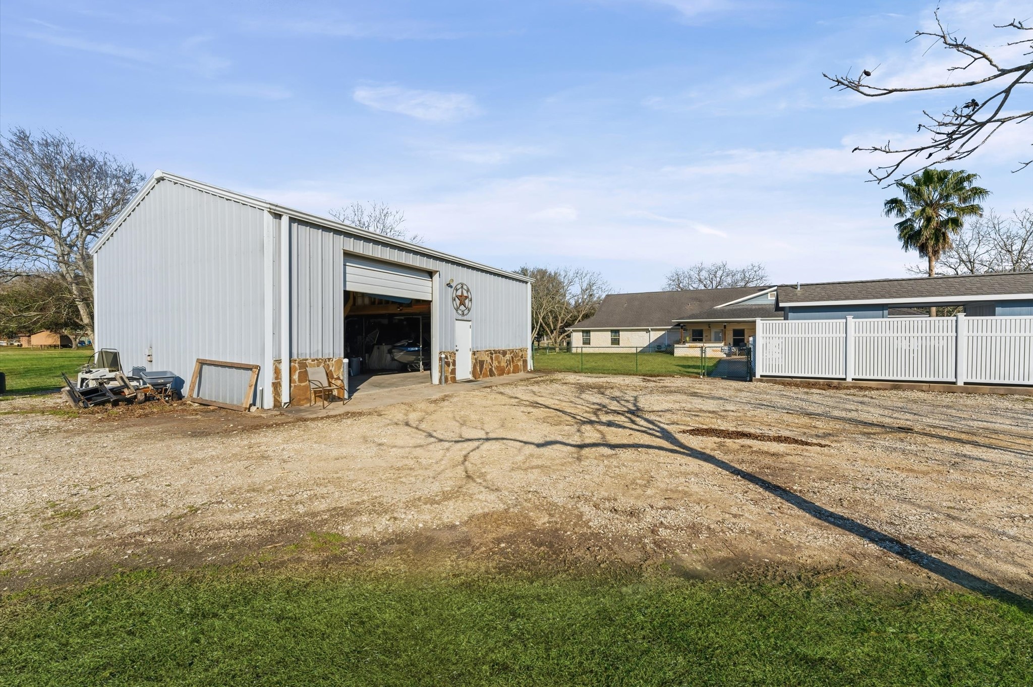 1840 Caroline Street Dickinson, TX 77539 - Photo 37 of 45 View of Second Driveway and Shop Area
