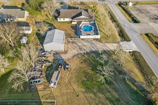 a view of a chairs in patio