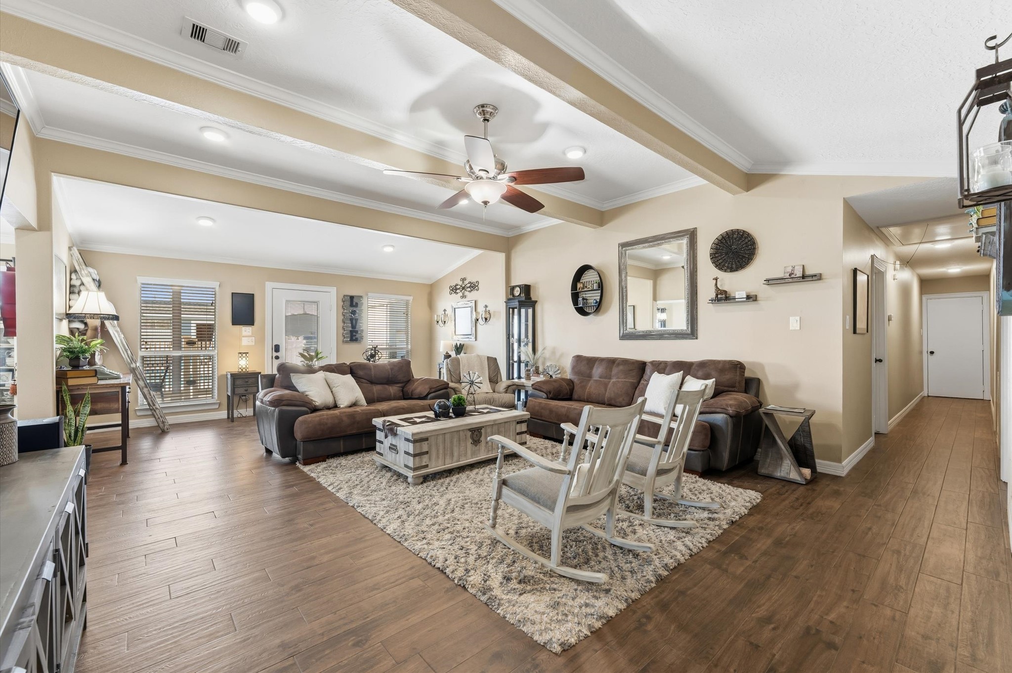 1840 Caroline Street Dickinson, TX 77539 - Photo 9 of 45 Spacious Family Room w/Tiled Flooring