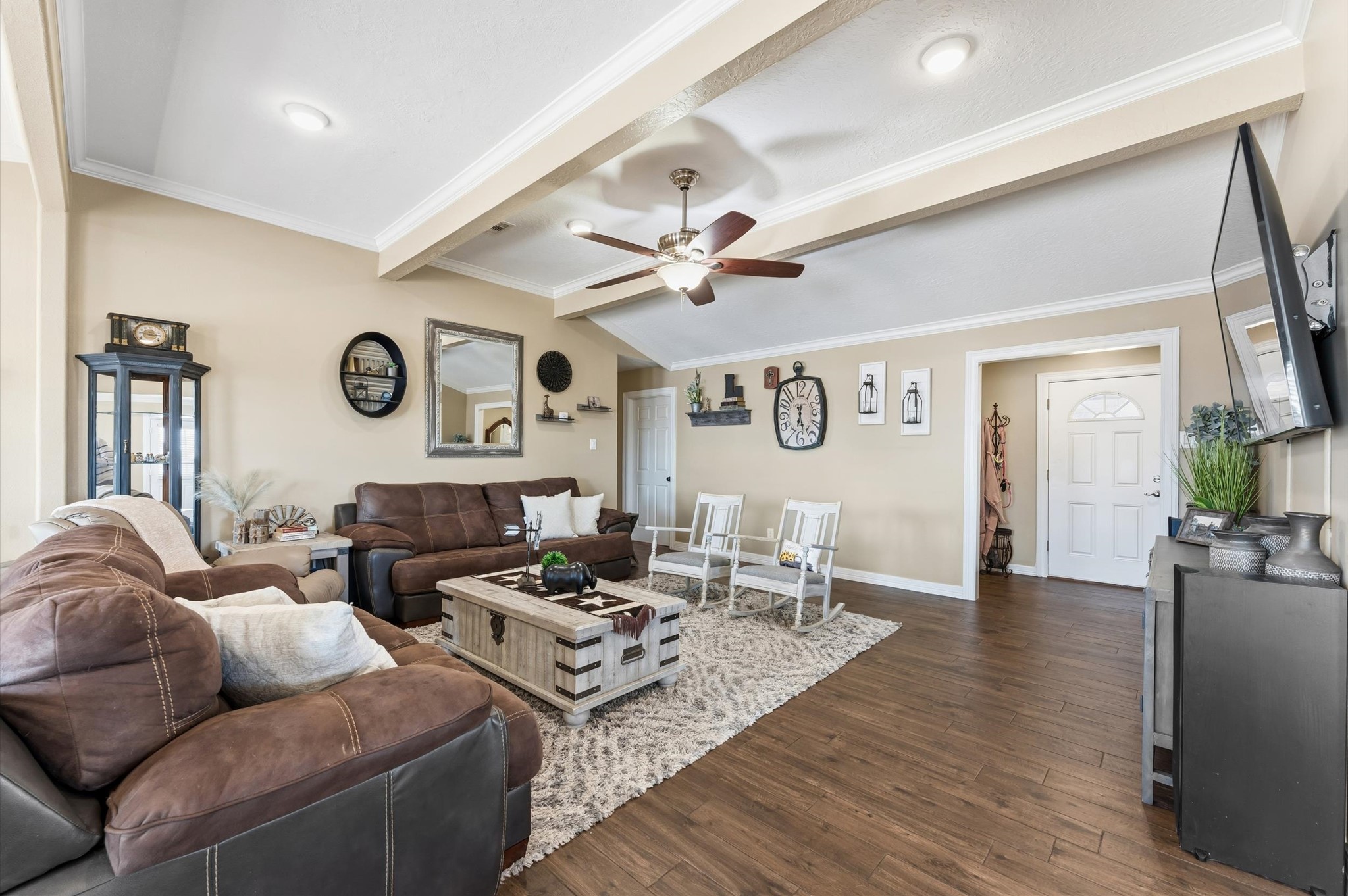 1840 Caroline Street Dickinson, TX 77539 - Photo 10 of 45 Family room accommodates plenty of furnishings