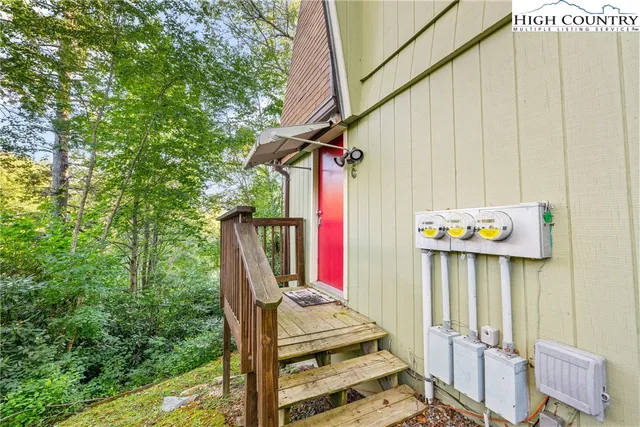 a view of outdoor space and deck