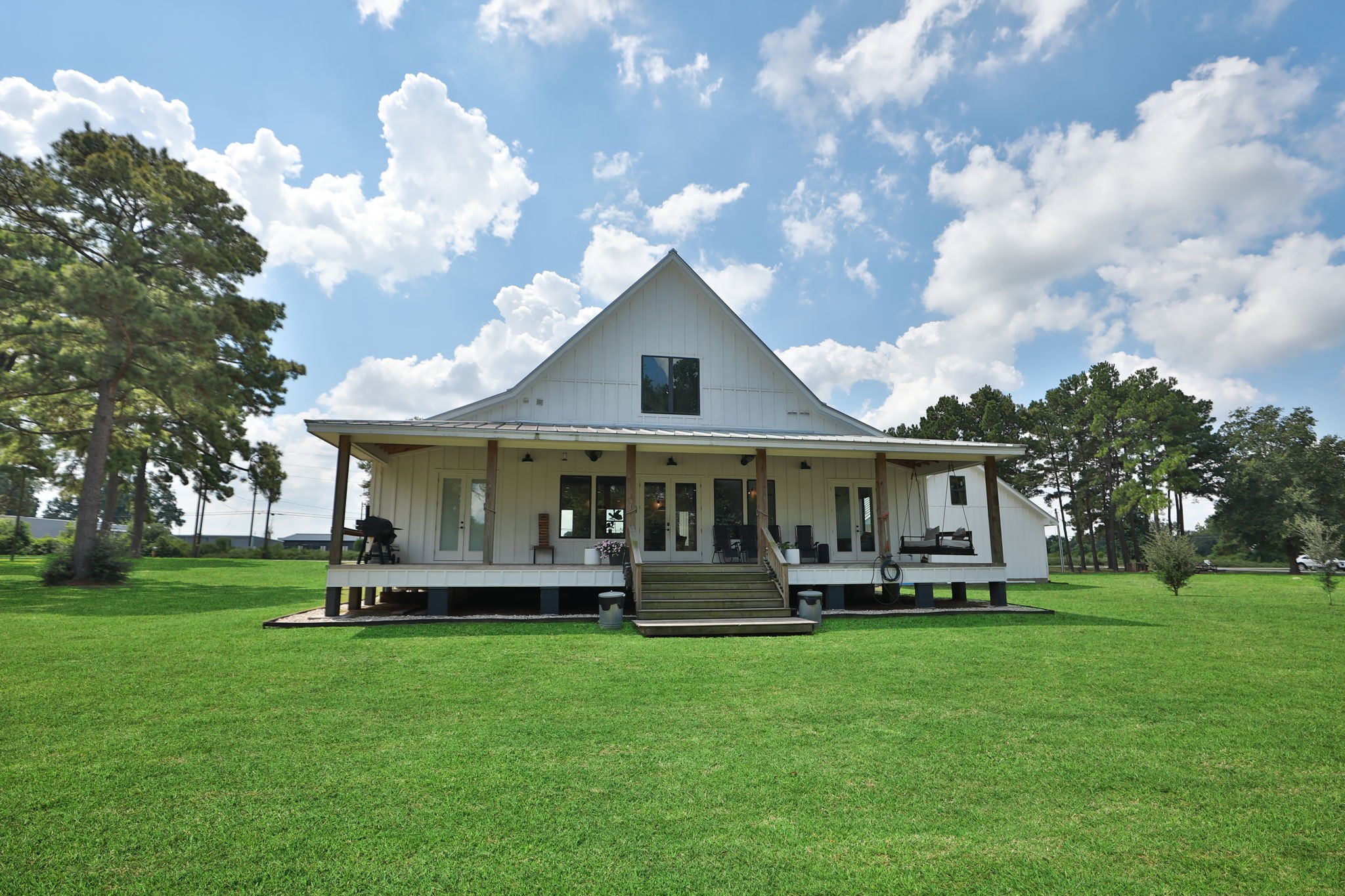 1400 Hicks Street Tomball, TX 77375 - Photo 41 of 45 a front view of house with yard and outdoor seating