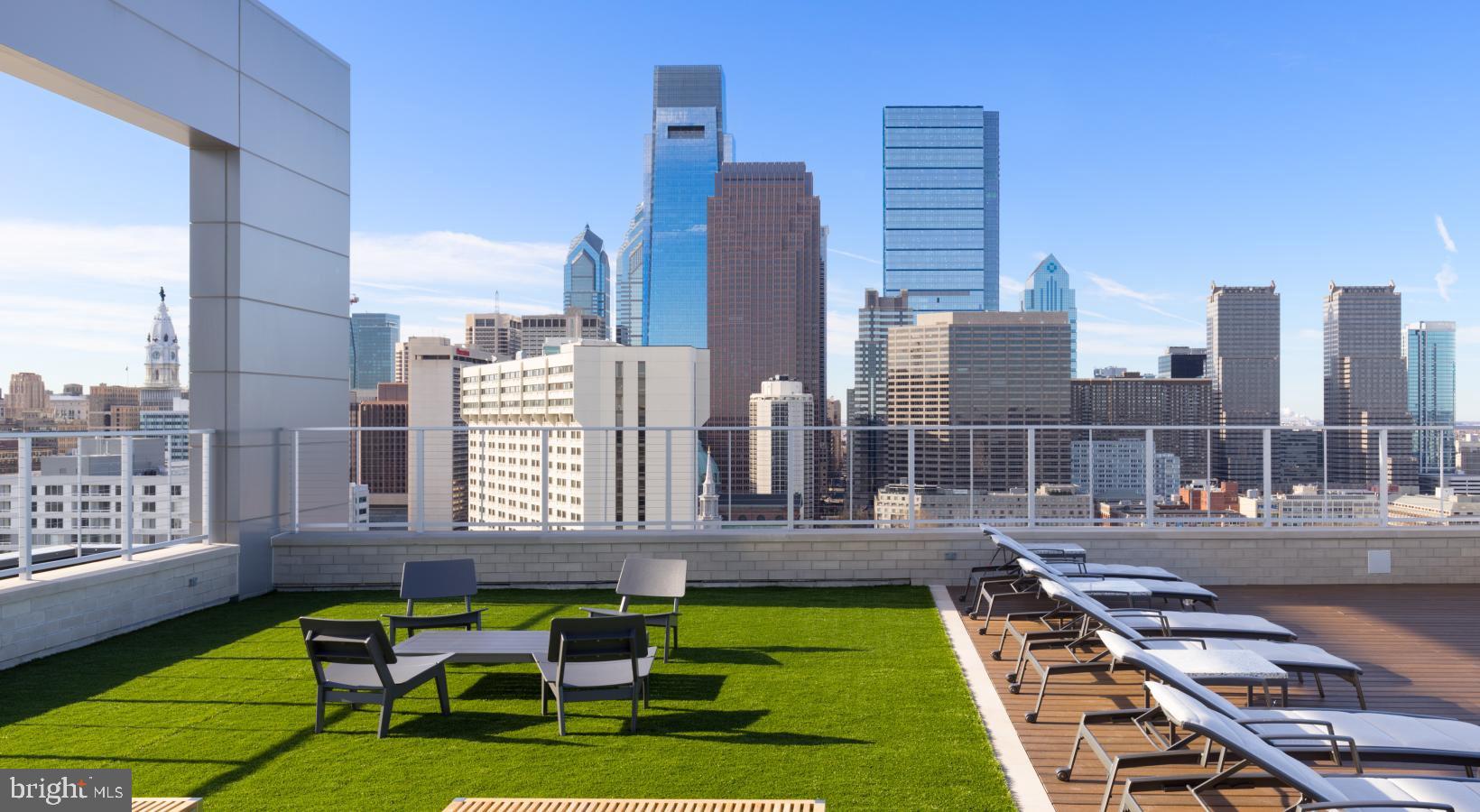 450 North 18th Street, Unit 1B0934 Philadelphia, PA 19130 - Photo 23 of 44 a view of a city with tall buildings