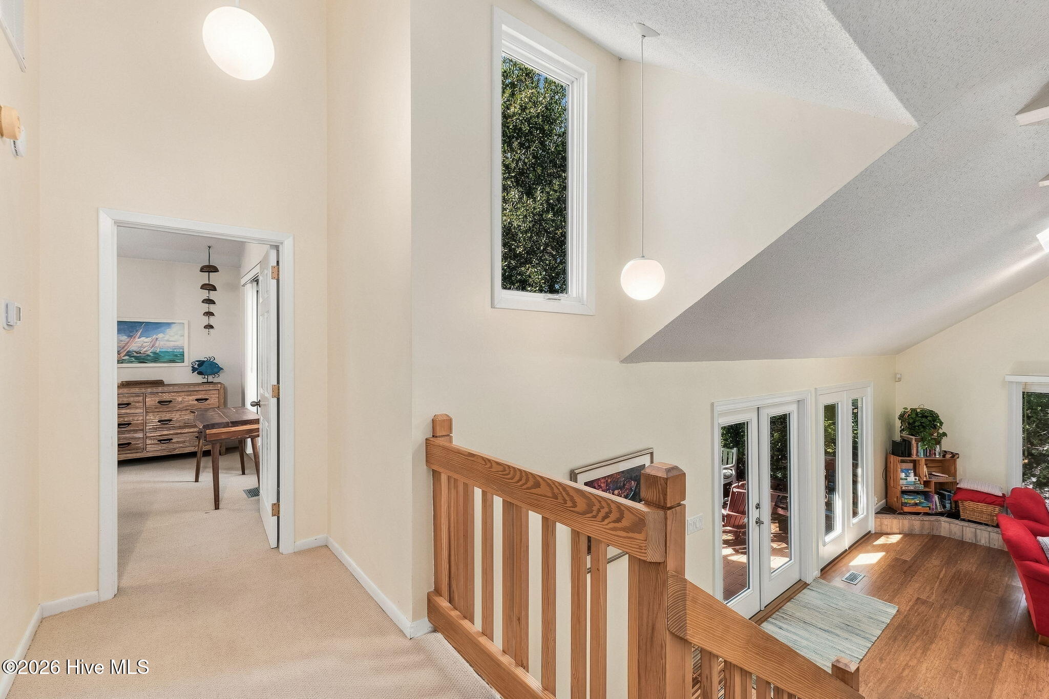 579 Coral Ridge Road Pine Knoll Shores, NC 28512 - Photo 24 of 67 Upstairs Hallway & Staircase