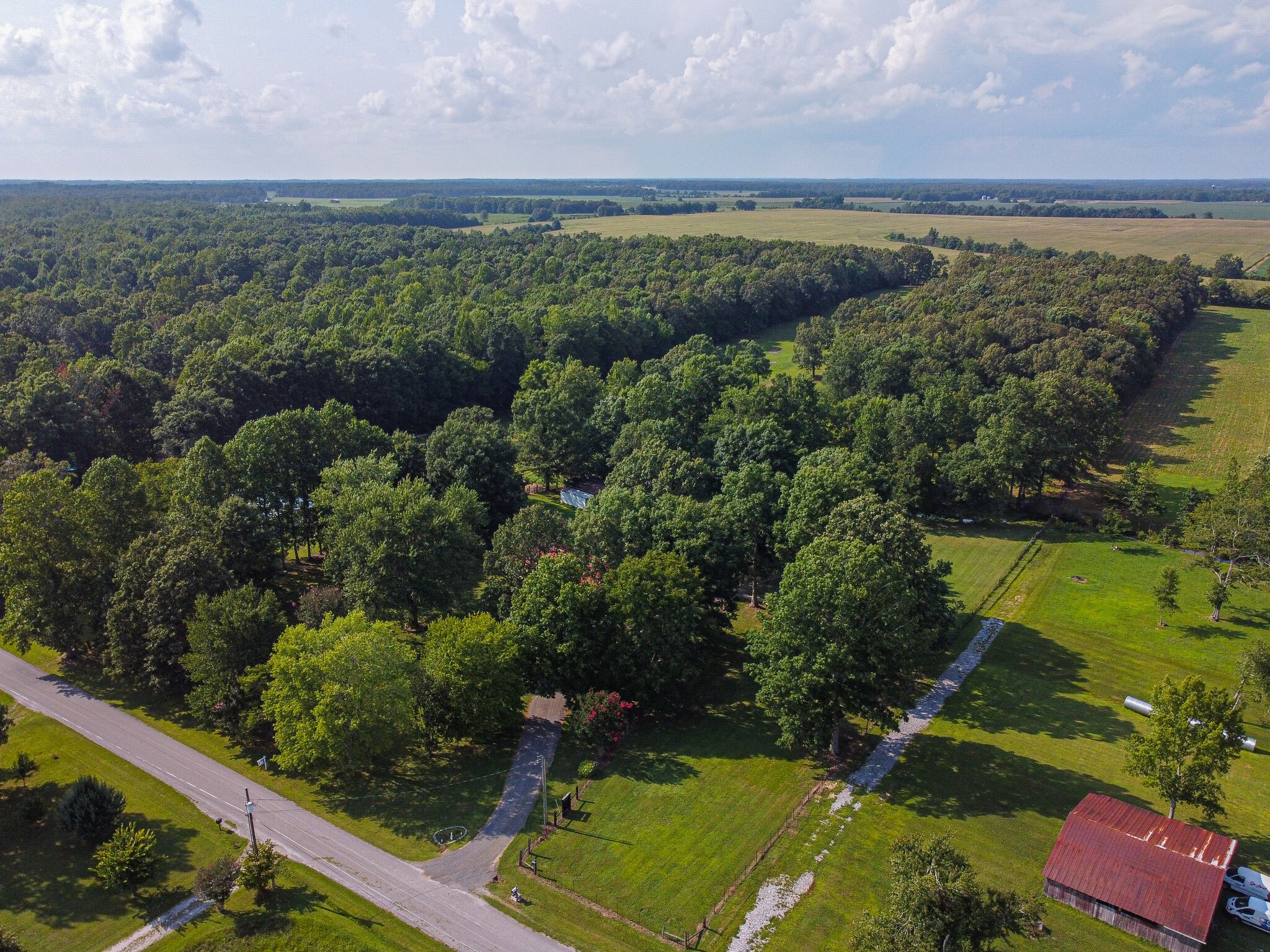 645 C Anderson Road Manchester, TN 37355 - Photo 41 of 47 an aerial view of a houses with a yard