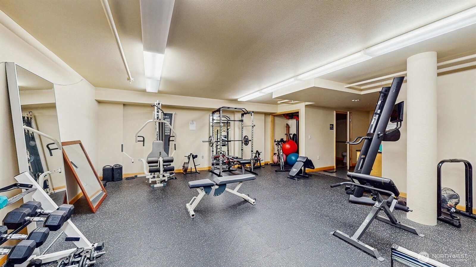 2015 Terry Avenue, Unit 301 Seattle, WA 98121 - Photo 13 of 14 a view of a room with gym equipment