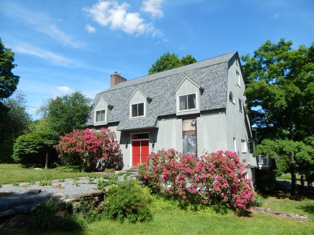 38 Barnes Hill Road Burlington, CT 06013 - Photo 1 of 1 Named the "Cow Barn" because of the painting on the front of the home but also because it used to house up to 22 cows!
