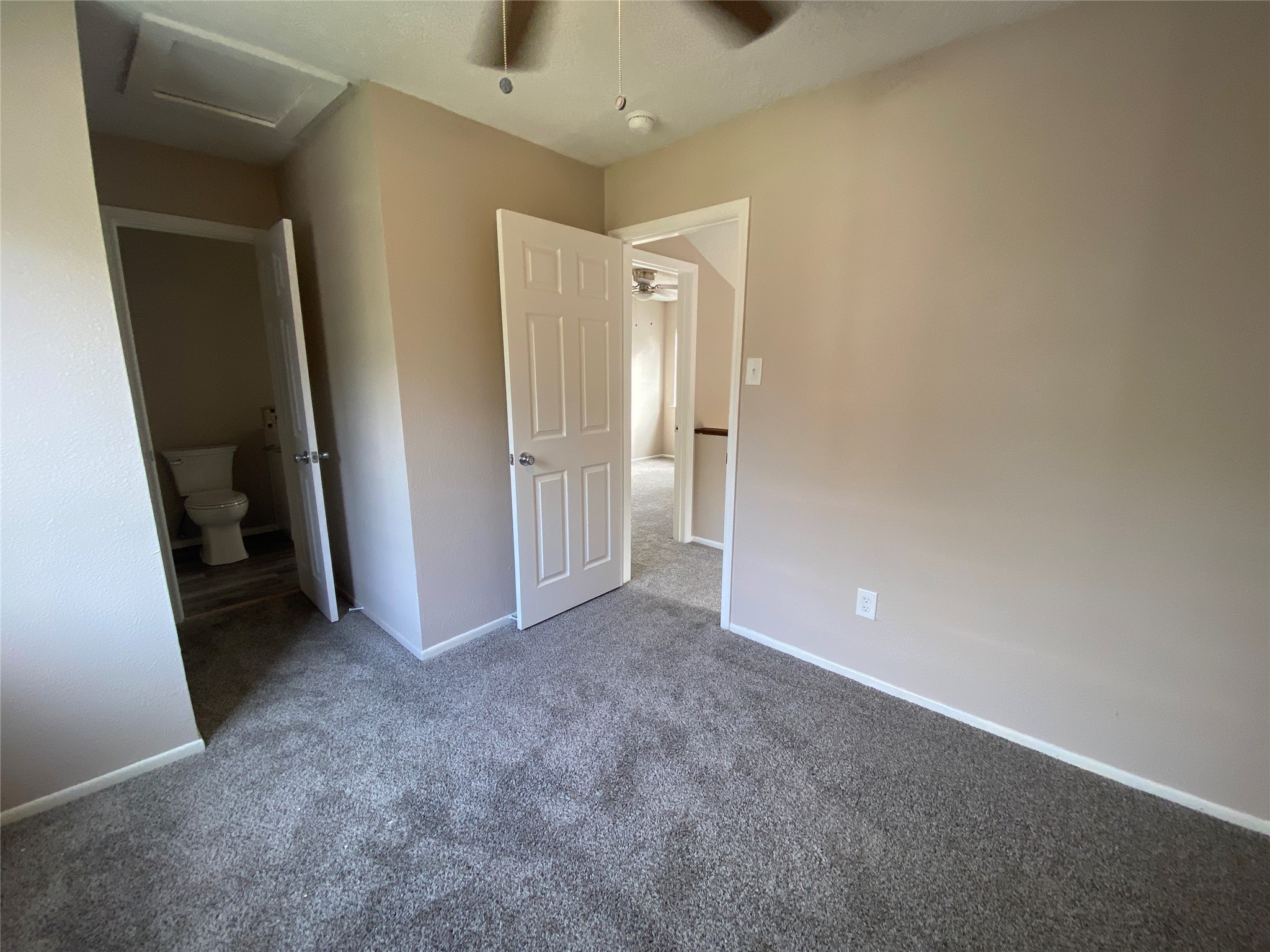 26620 Orchid Court Point Blank, TX 77364 - Photo 20 of 21 an empty room with closet and a ceiling fan