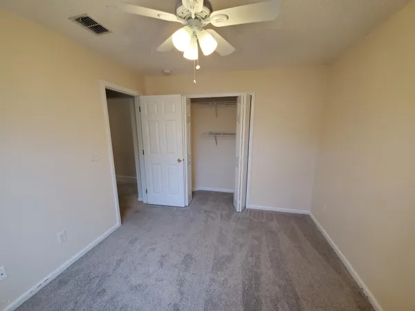 a view of a livingroom with a window