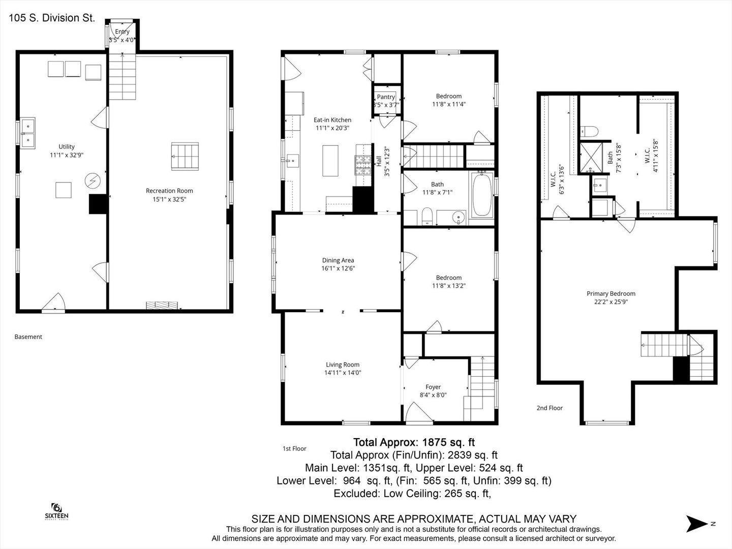 105 South Division Street Mahomet, IL 61853 - Photo 45 of 45 a picture of a room with a white wall and white walls