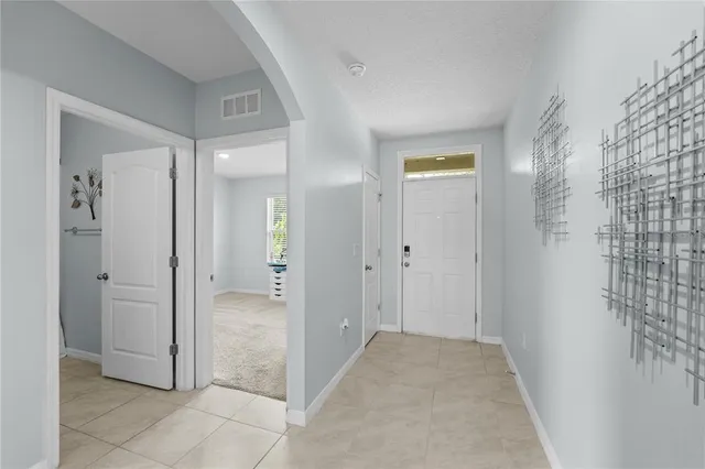 a workspace with furniture and a window